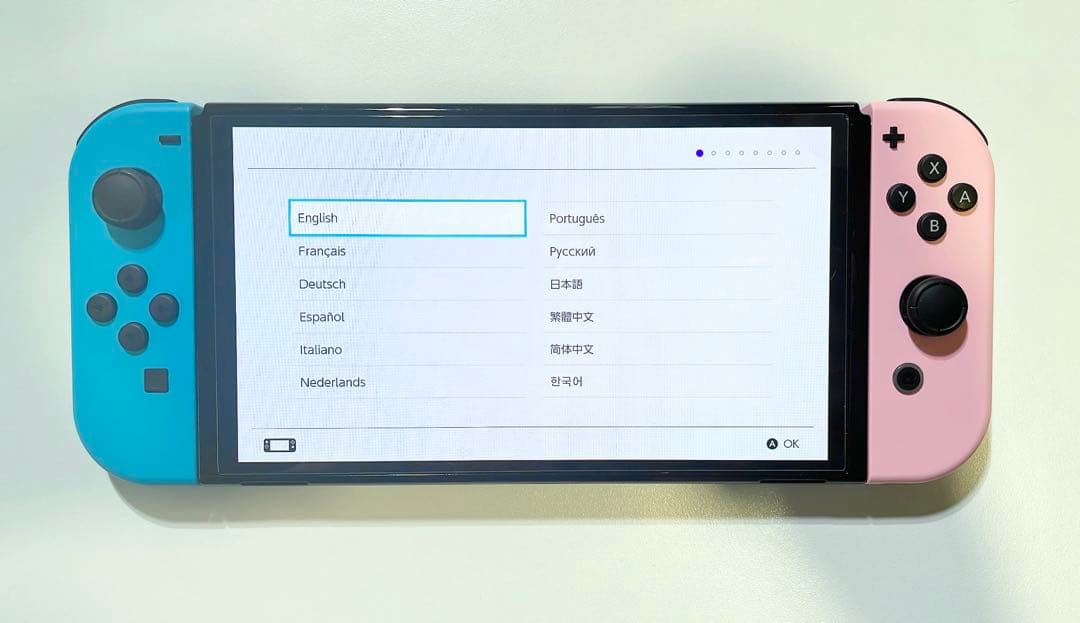【美品】Nintendo Switch 有機ELモデル ストア版　保護フィルム付