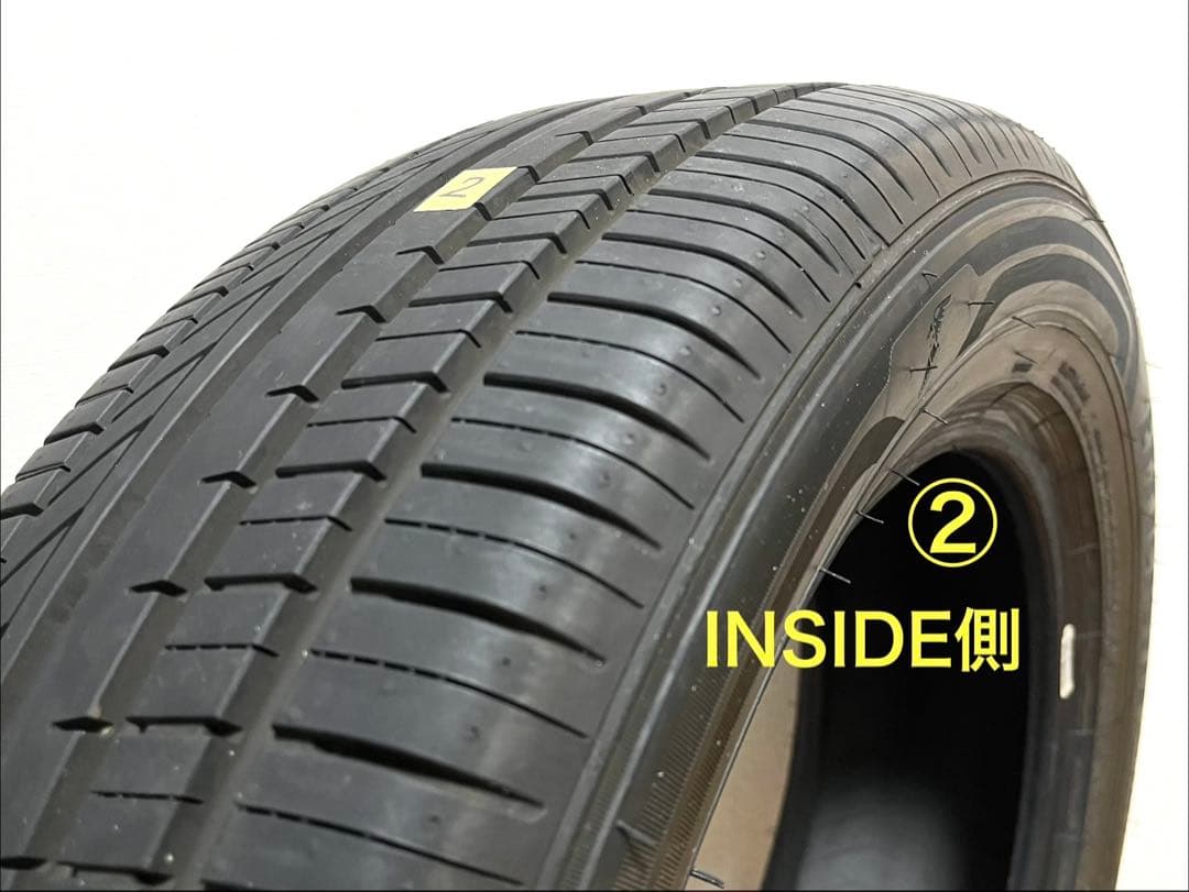 Aセットの価格です 【夏タイヤ185/60R15】中央部2本の溝残7.5㎜以上有