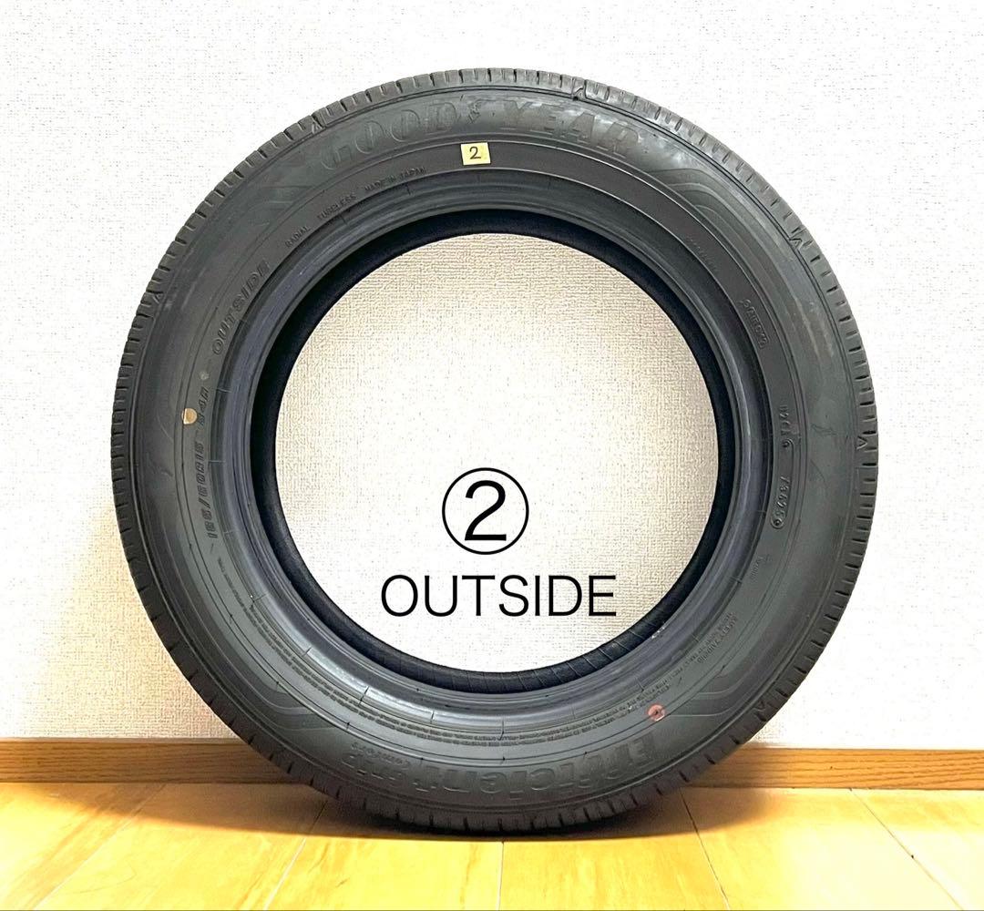 Aセットの価格です 【夏タイヤ185/60R15】中央部2本の溝残7.5㎜以上有