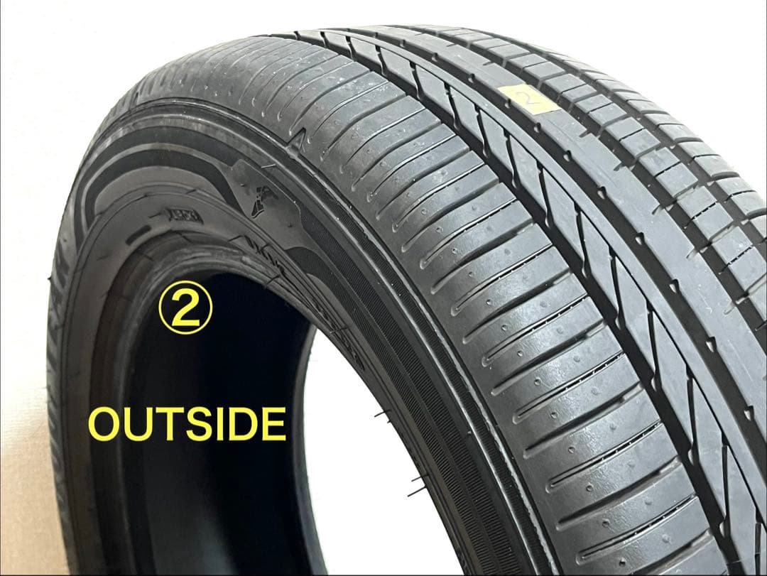 Aセットの価格です 【夏タイヤ185/60R15】中央部2本の溝残7.5㎜以上有