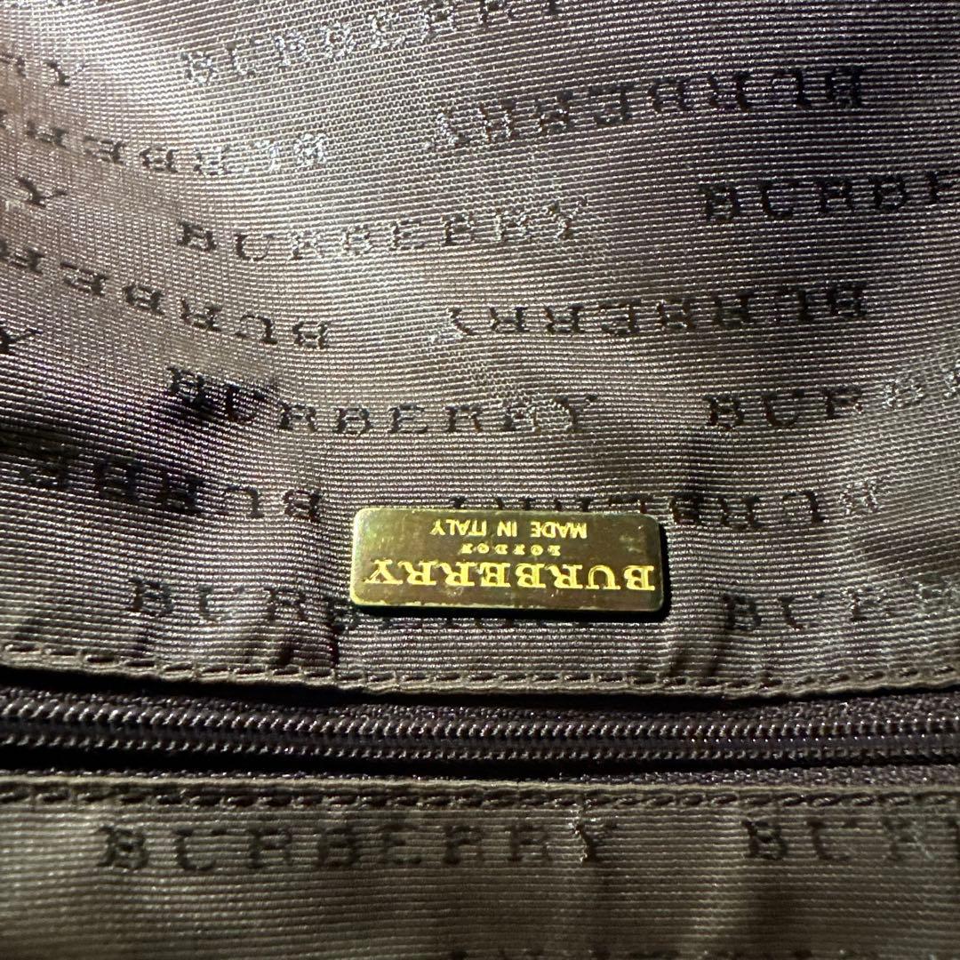 Burberry チェック柄 ミニボストンバッグ