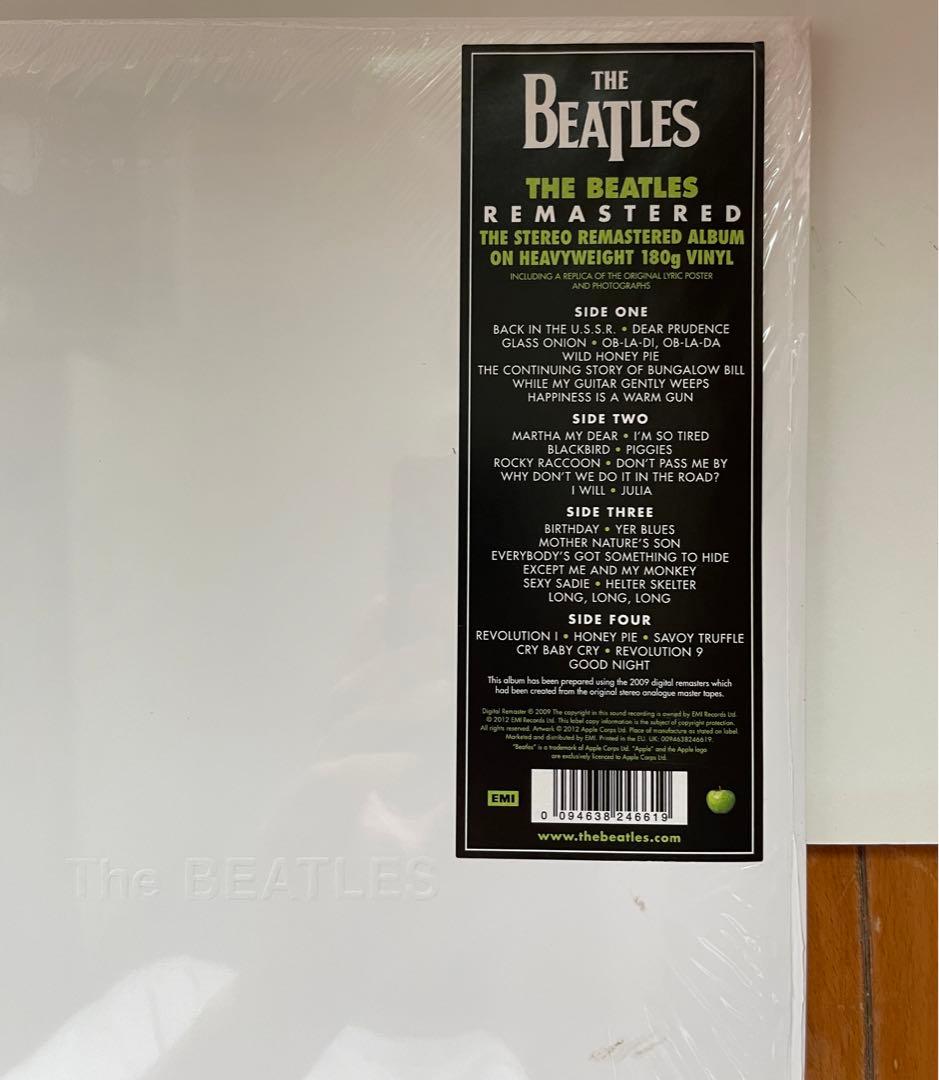 2012リマスター盤 ビートルズ ホワイトアルバム 180g ドイツ盤 未開封