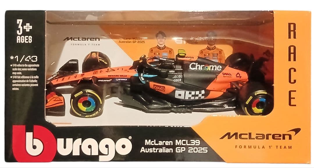ブラーゴ 新品1/43 2025F1 #1 #4 #16 3台セット
