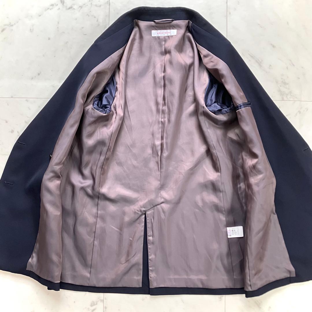 美品 BRACTMENT ユナイテッドアローズ　紺ブレ 金 ダブル ジャケット