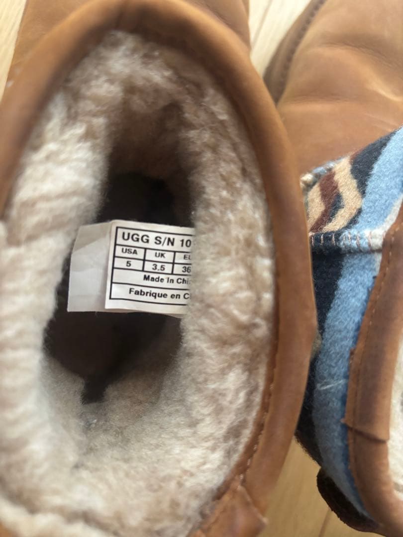 UGG pendleton アグ　ペンドルトンショートブーツ　極美品