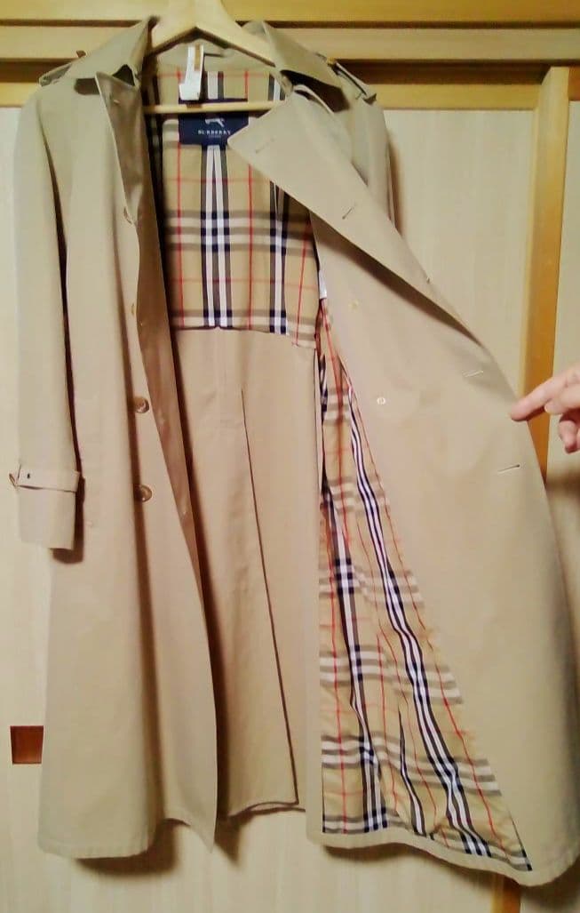BURBERRYバーバリーロンドンのトレンチコート9号☆三陽商会☆クリーニング済