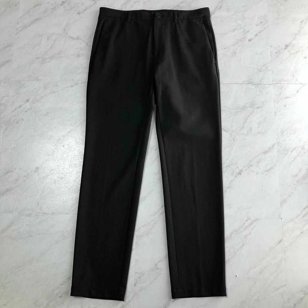 【極美品 近年モデル】セオリー セットアップ クリントン ポンチ素材 ブラック