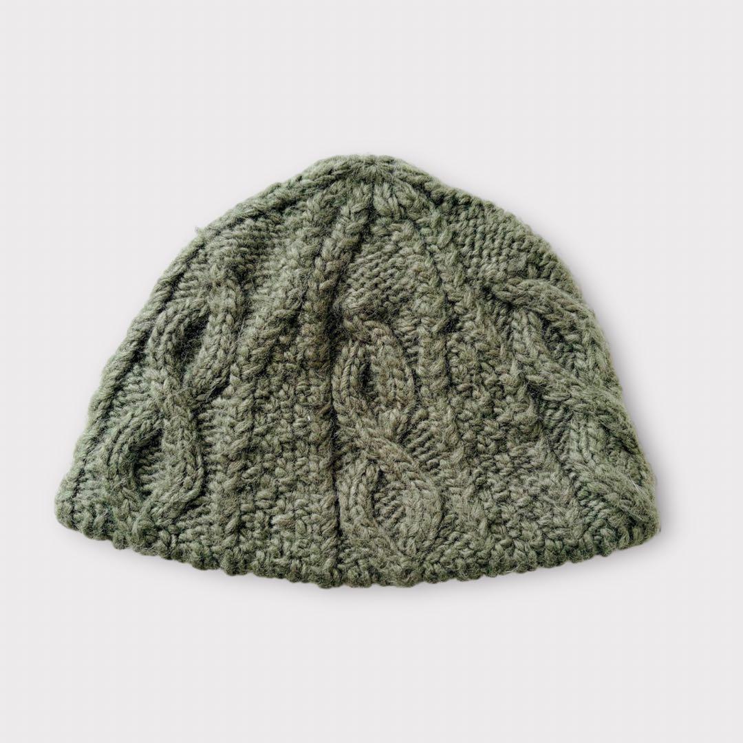 STUSSY Skullcap Cable Knit ウール ビーニー ニット