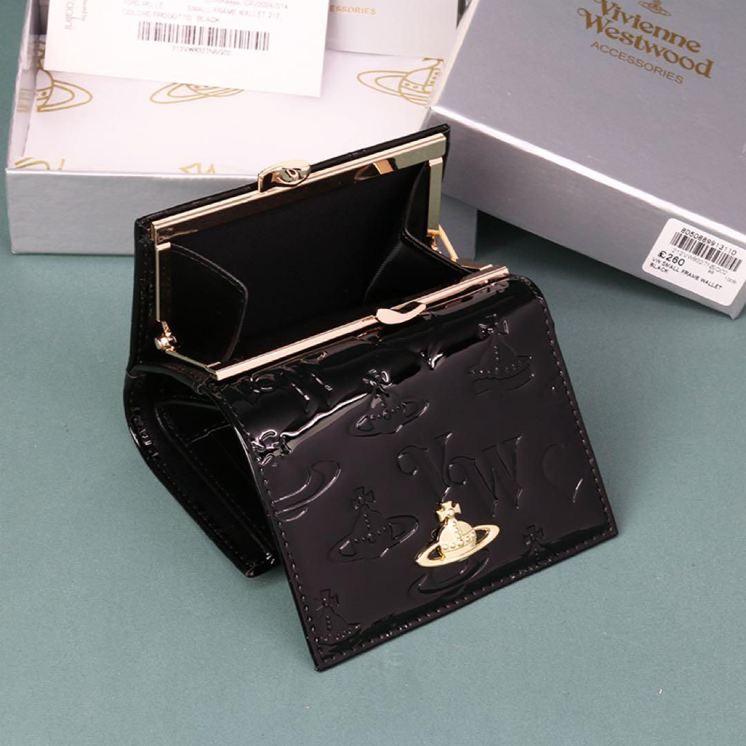 Vivienne Westwood ブラック三つ折り財布&112