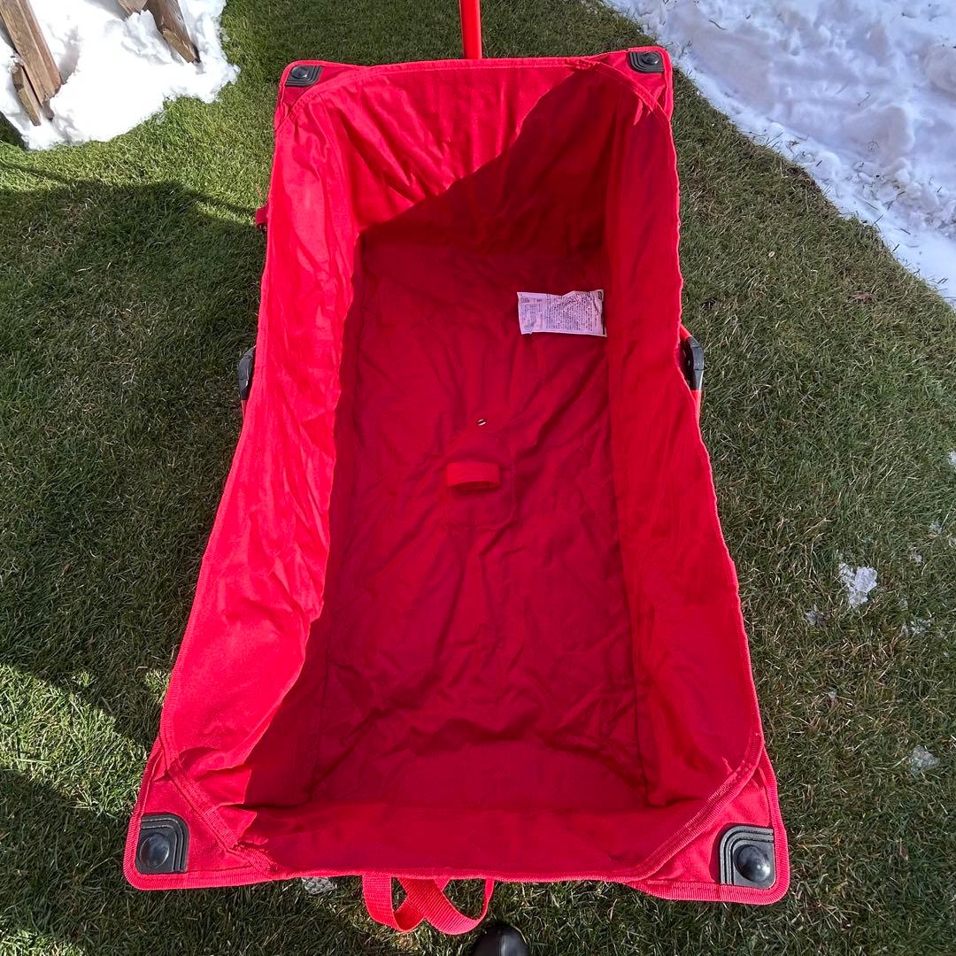 Coleman 赤 キャリーカート・折りたたみワゴン