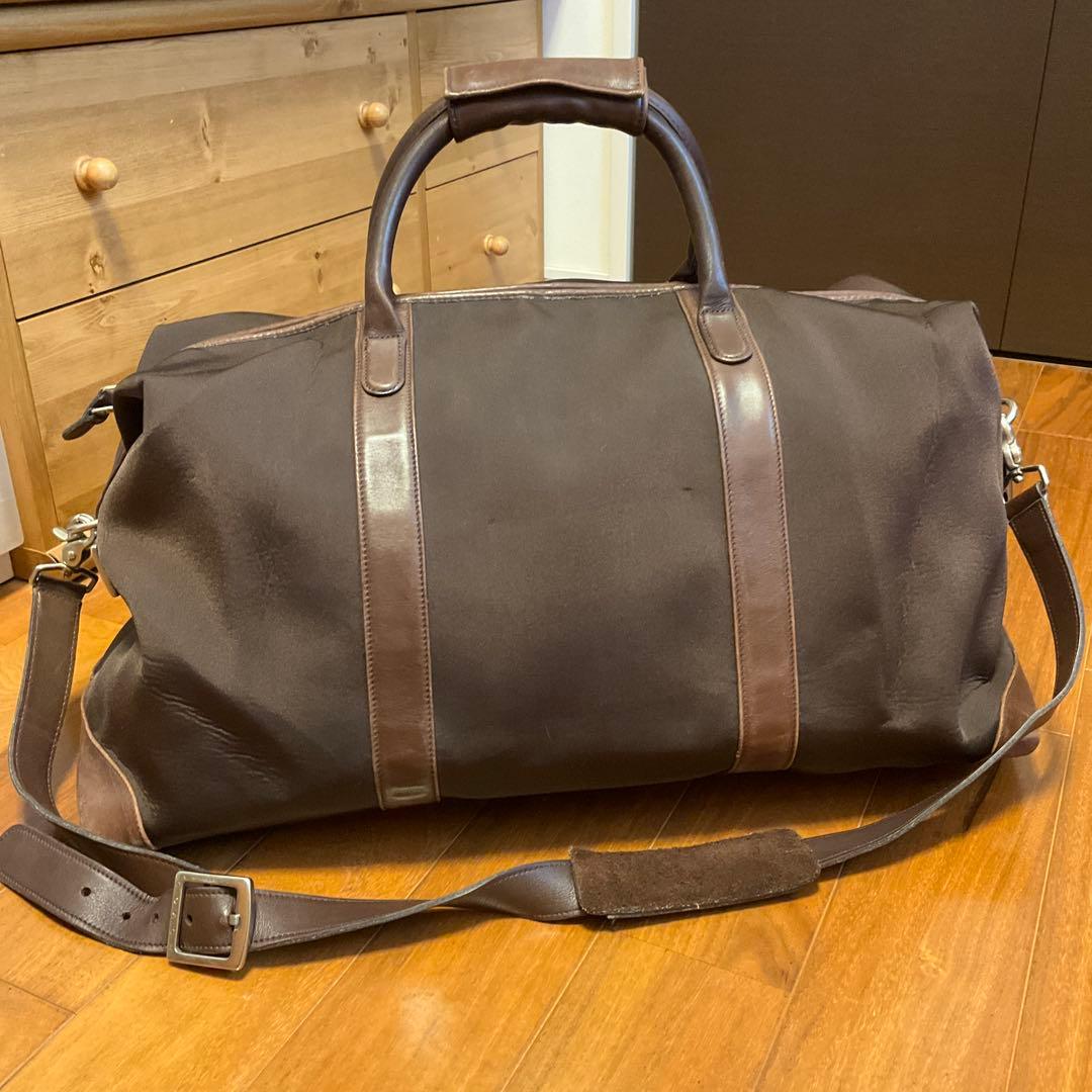 COACH コーチ ブラウン ボストンバッグ 大容量