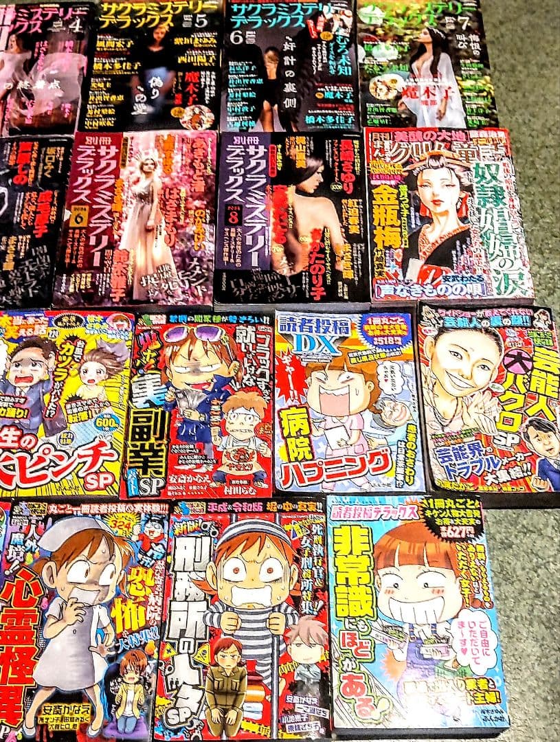 レディースコミックお得用21冊セット! サクラミステリー等10冊ぷち本愉快11冊