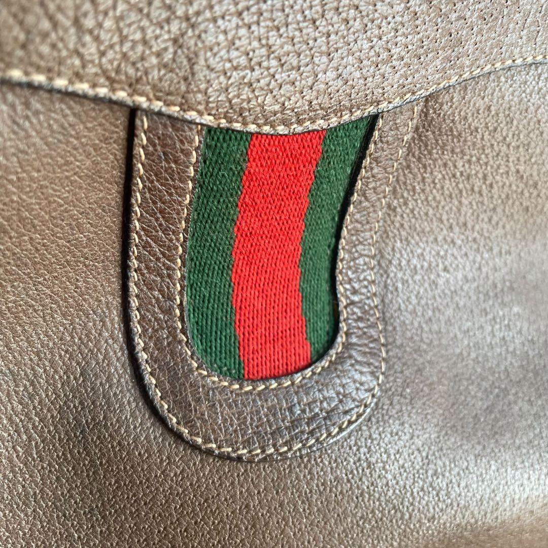 処分価格✨GUCCIオールドグッチ シェリーレザーボストンバッグヴィンテージ