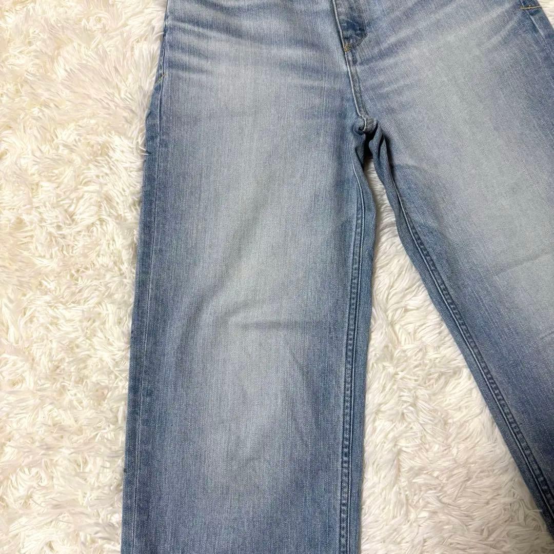 YANUK Lilith ワイド ストレート デニム パンツ USED加工 24