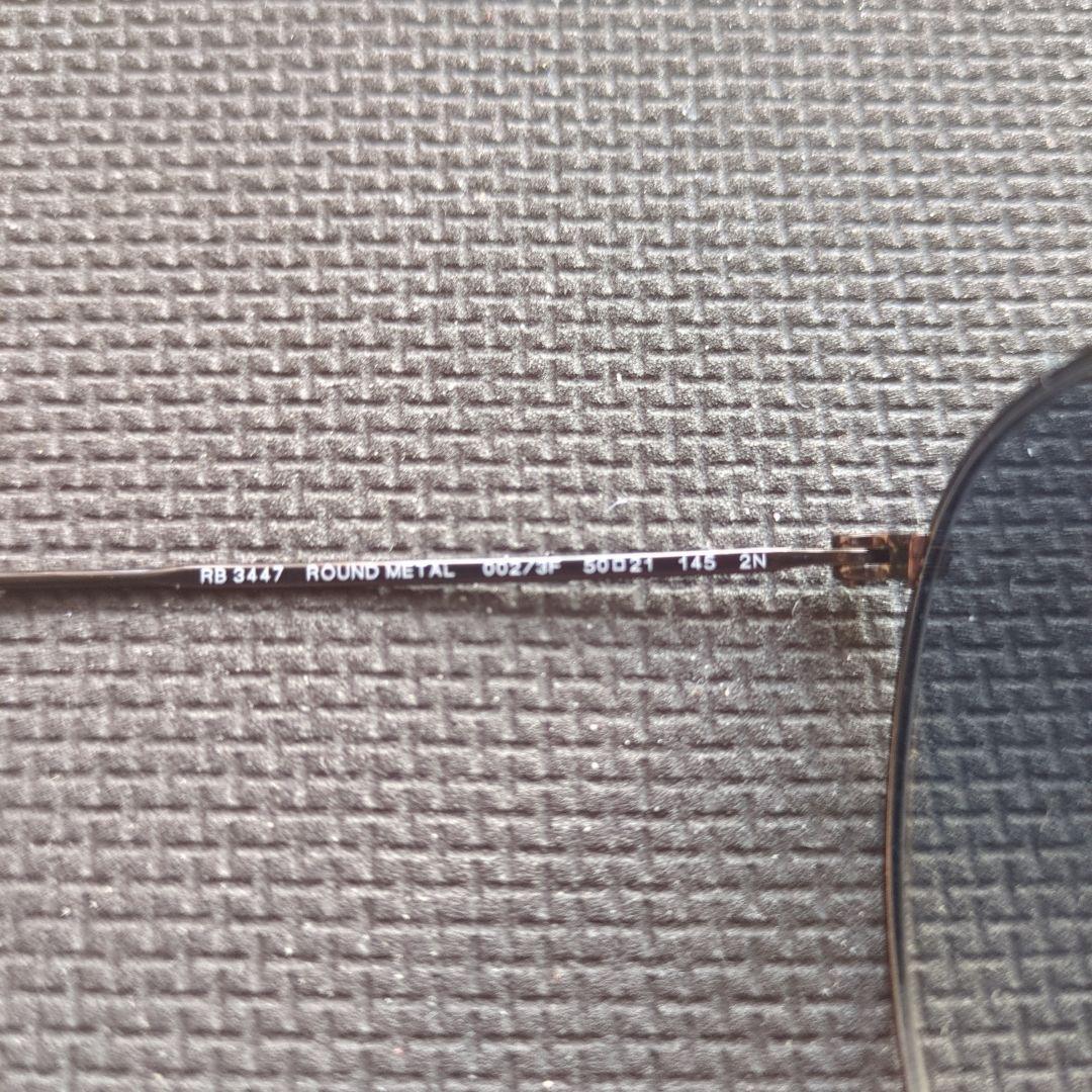 Ray-Ban RB 3447 ラウンドメタル サングラス