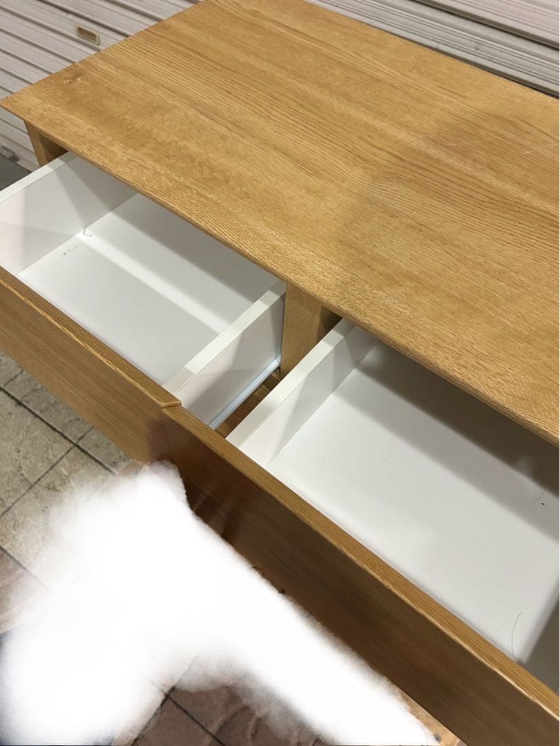 ニトリ　ローチェスト(クエス 木製タンス　中古家具
