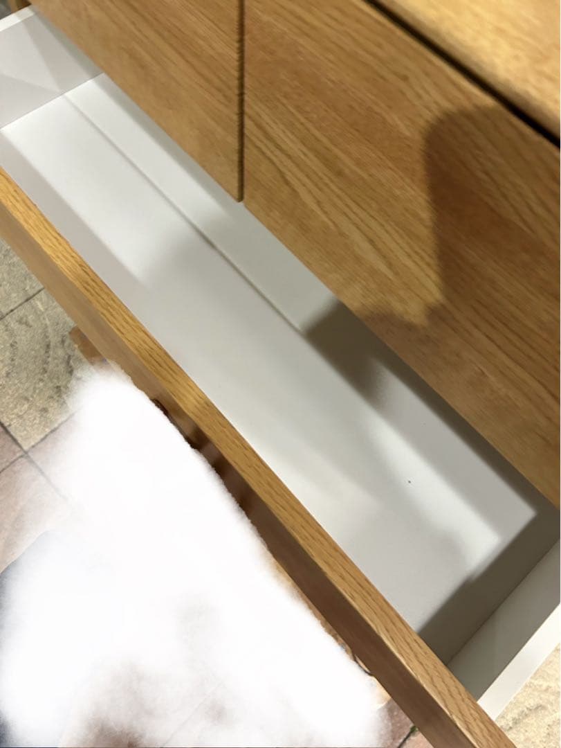 ニトリ　ローチェスト(クエス 木製タンス　中古家具