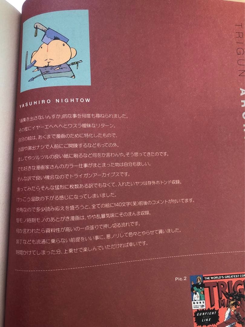 【非売品】TRIGUN ARCHIVES　トライガン　アーカイブス　内藤泰弘