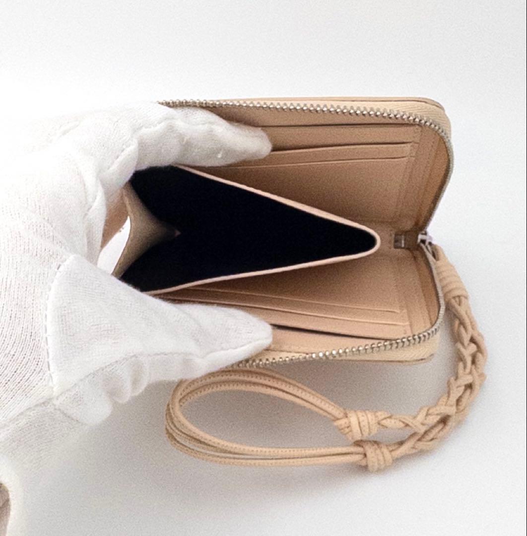 美品JIL SANDER ジルサンダー レザー コンパクトウォレット ピンク