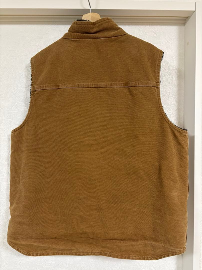 Carhartt カーハート ボア ベスト XL tall ブラウン トラビス