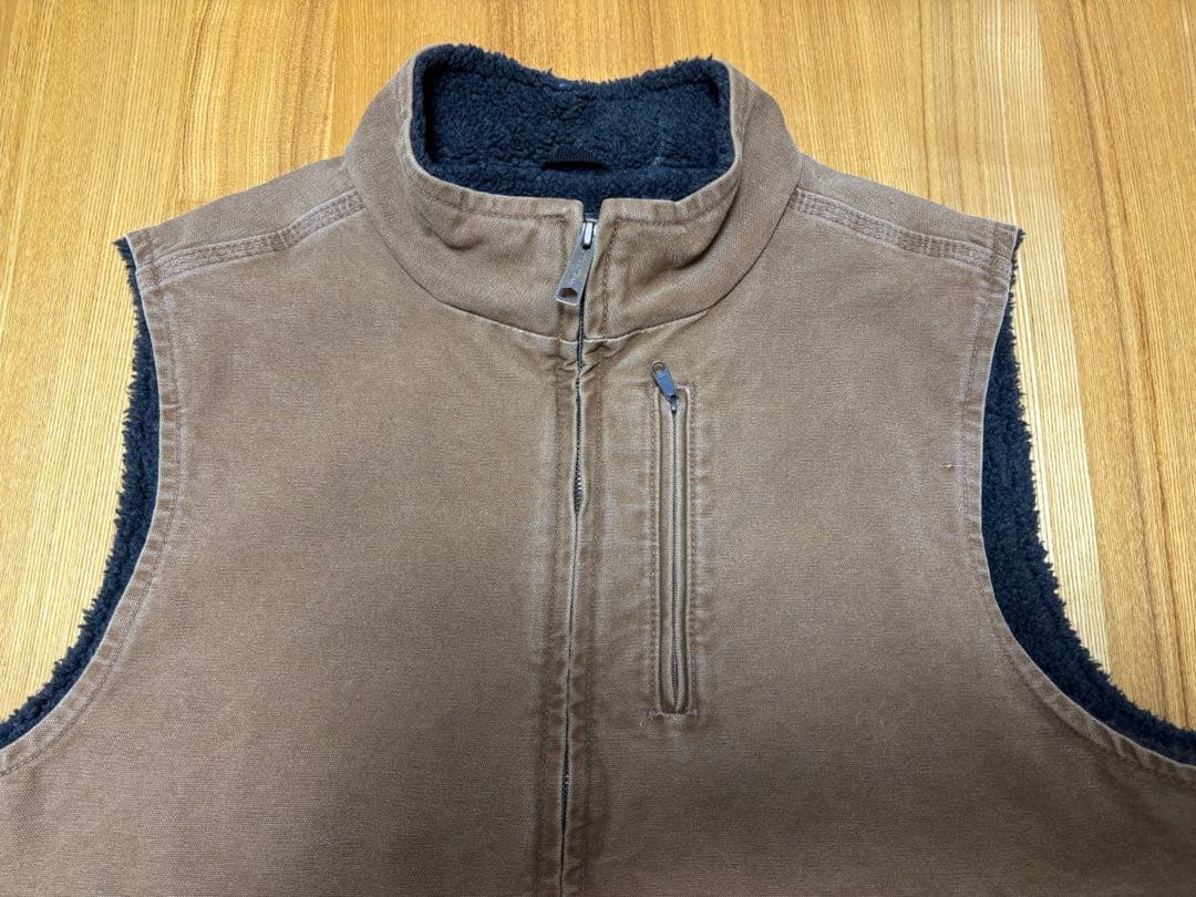 Carhartt カーハート ボア ベスト XL tall ブラウン トラビス