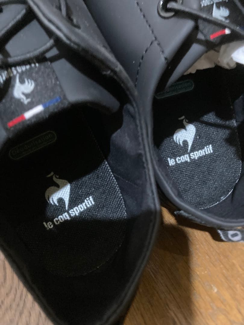 le coq sportif ブラック 晴雨兼用スニーカー
