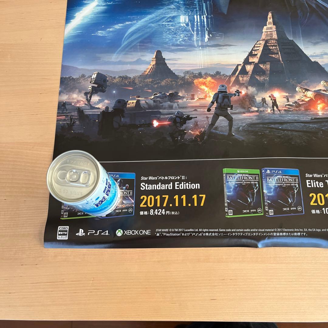 PS4 スターウォーズ　バトルフロントⅡ 非売品ゲームポスター