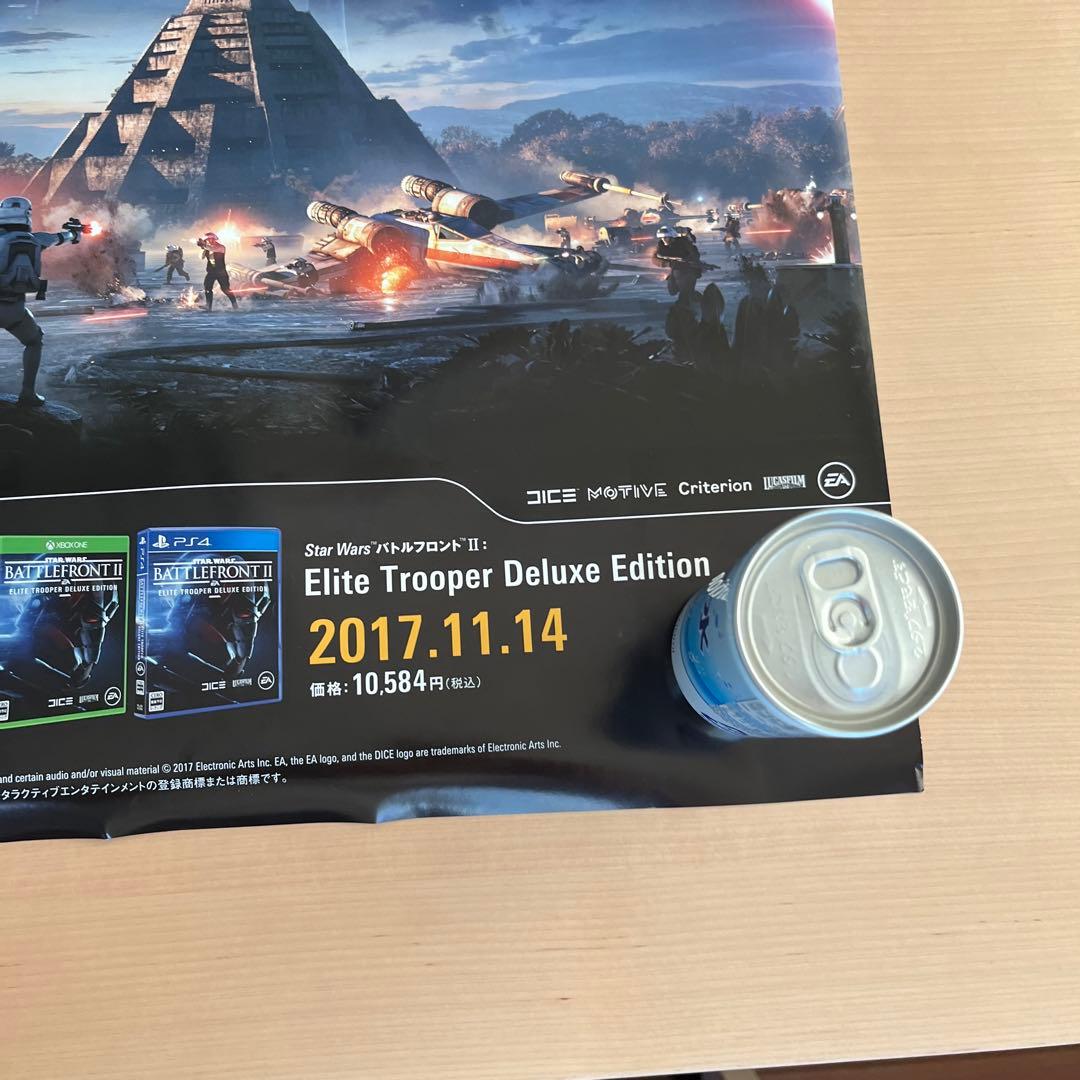 PS4 スターウォーズ　バトルフロントⅡ 非売品ゲームポスター