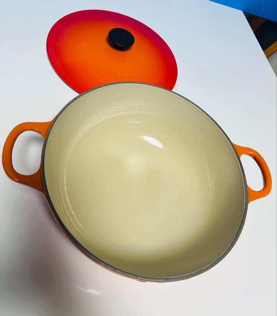 ルクルーゼ LE CREUSET マルミット 22cm オレンジ