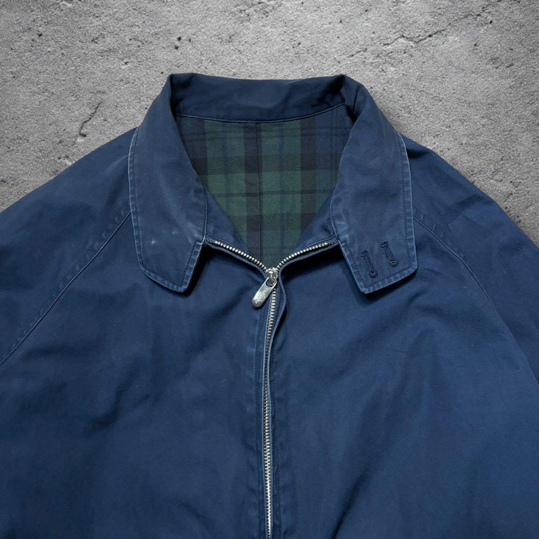 専用VAN JACKETハリントンジャケットLネイビー無地ドッグイヤースウィング