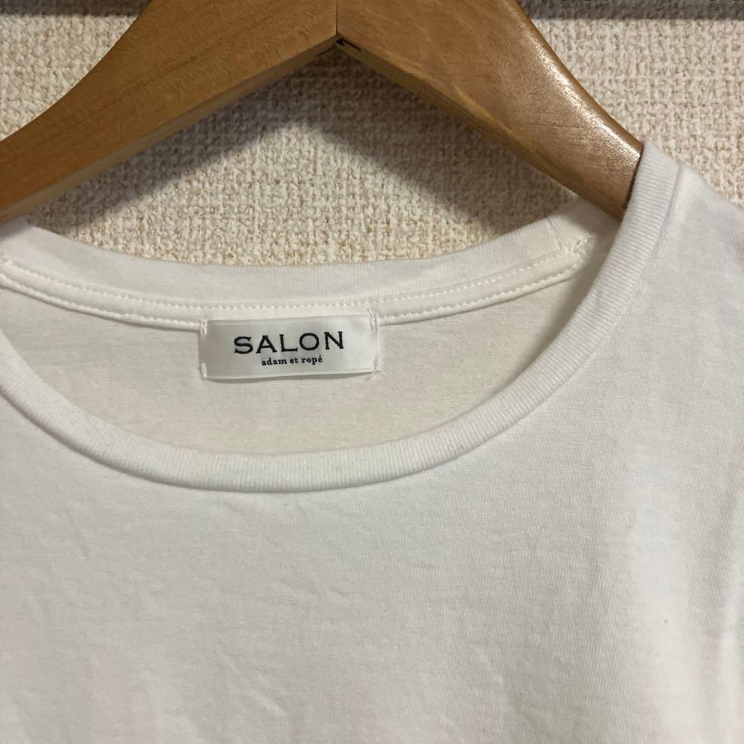 SALON adam et rope シェルスカラップTシャツ