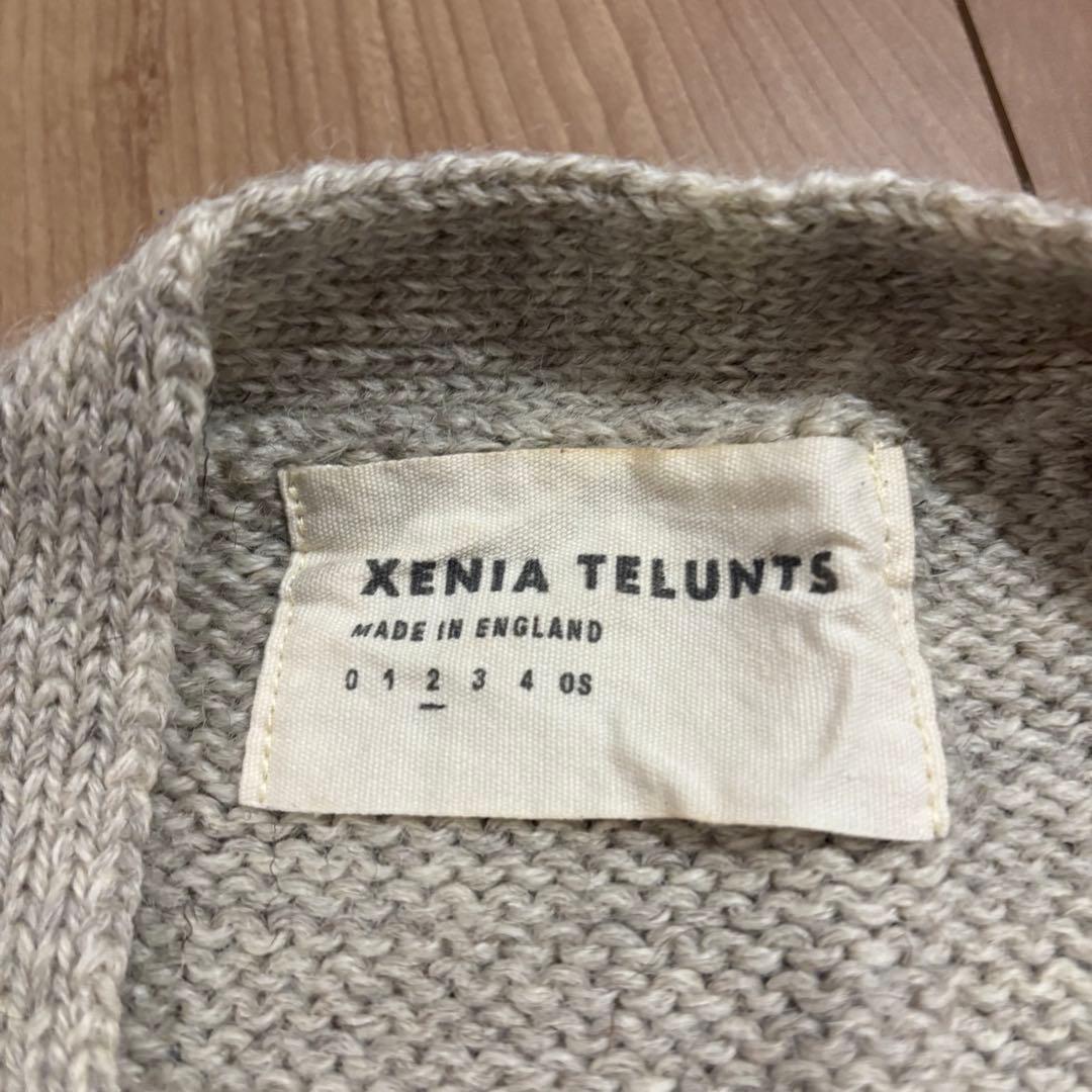 XENIA Telunts/ニットベスト(厚手)/2/ウール/BEG/無地