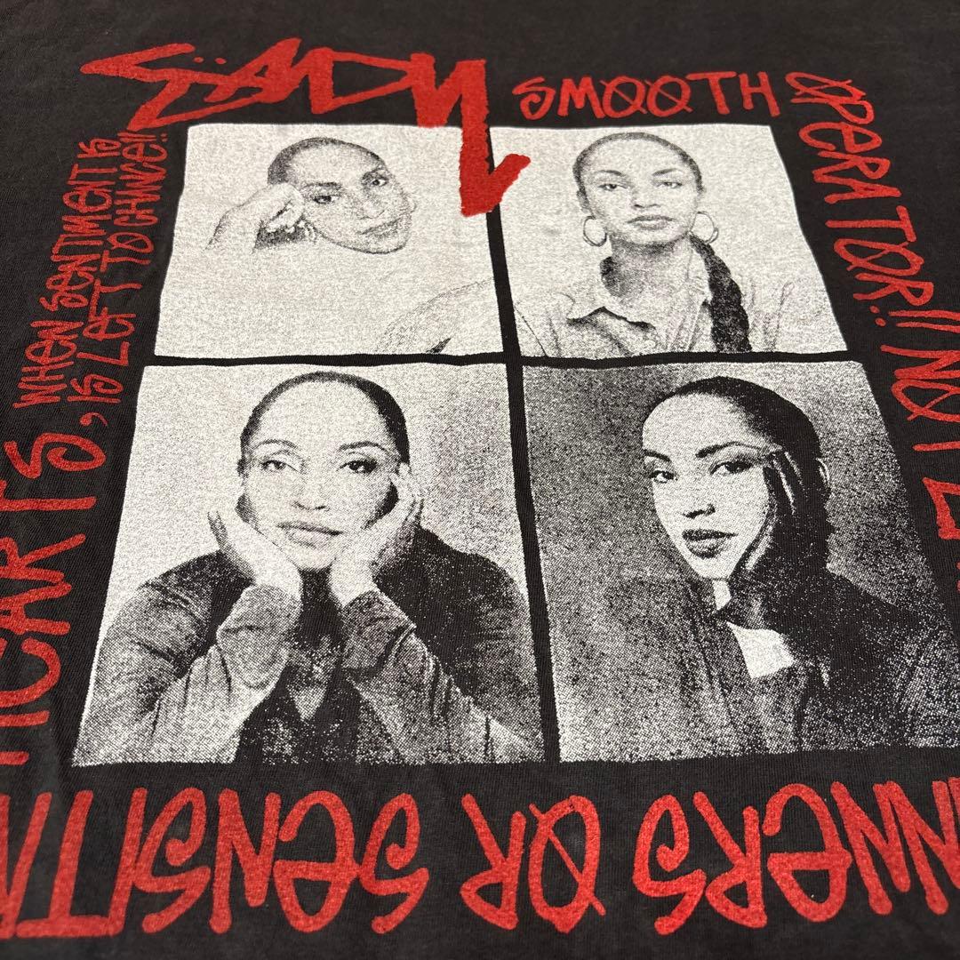 SADE stussy ブラック Tシャツ L