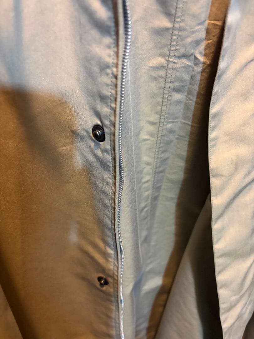ジャケット・アウター AURALEE FINX POLYESTER HOODED COAT