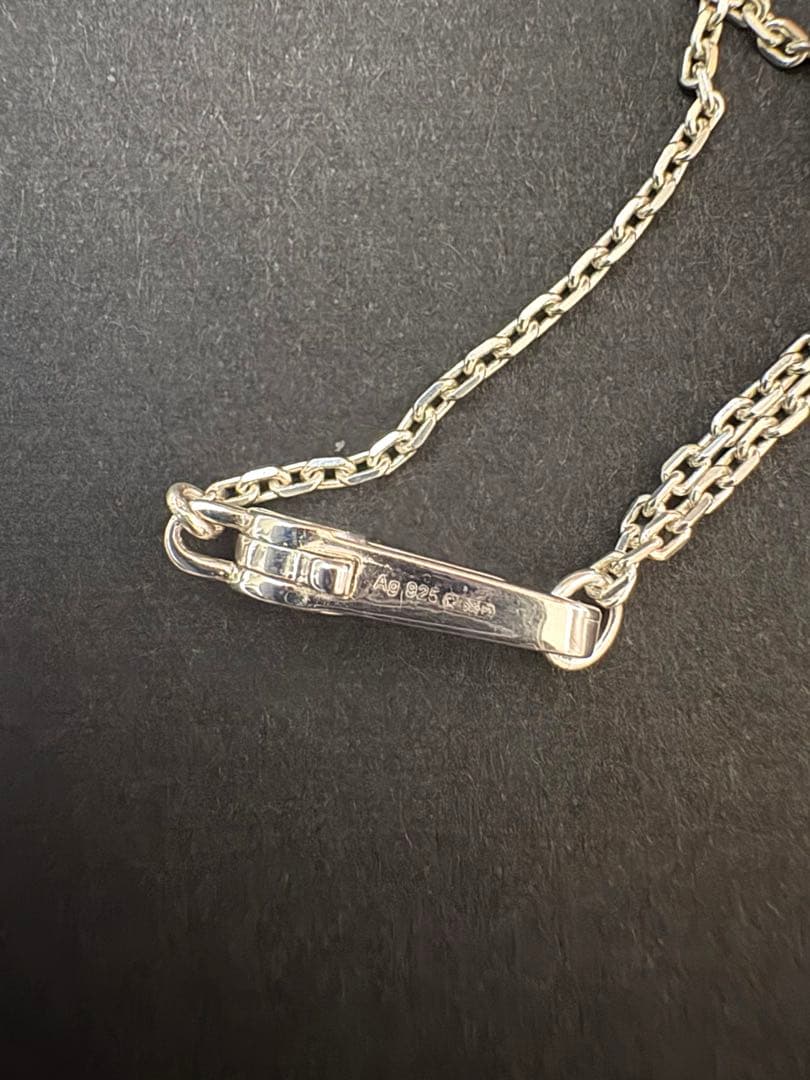 GUCCI シルバー Gモチーフクロスネックレス