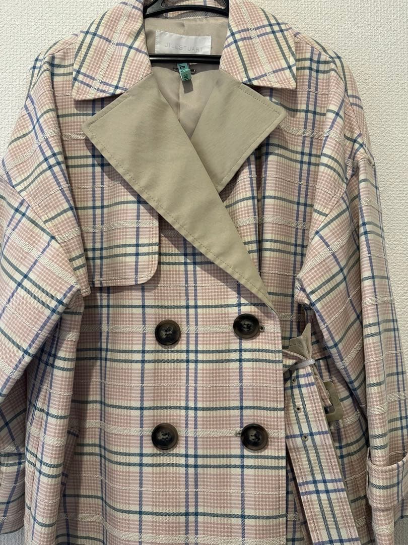 【ドラマ着用】JILLSTUART アンドレアチェックコート