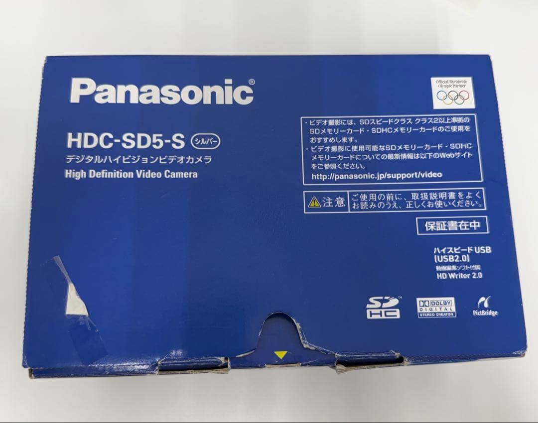 Panasonic HDC-SD5-S ビデオカメラ本体 SDカード付(4GB)