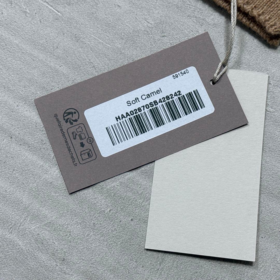 新品 ジョンストンズ カシミヤストール マフラー ソフトキャメル