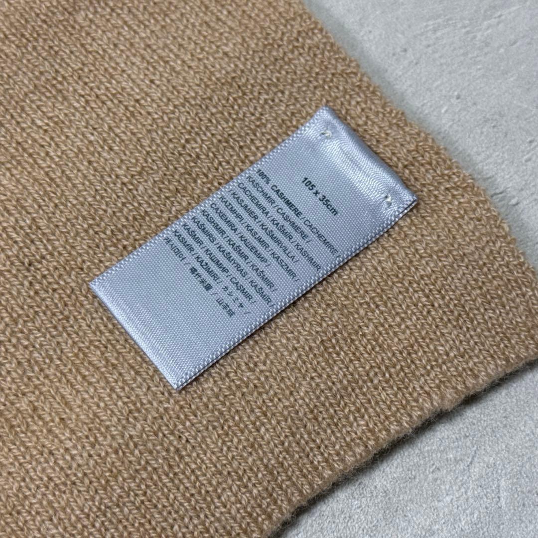 新品 ジョンストンズ カシミヤストール マフラー ソフトキャメル