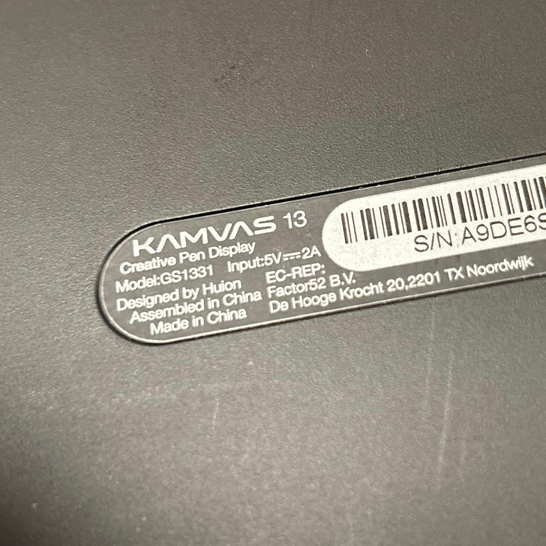 HUION 液晶ペンタブレット CAMVAS13 本体 専用ペンとケーブル付