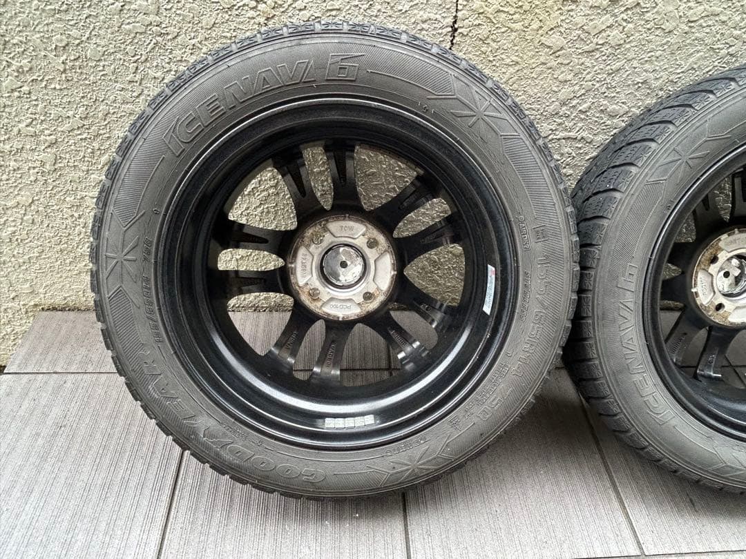 ☆中古☆溝無☆4.5J×14 ET:45 PCD100 4穴 2本①