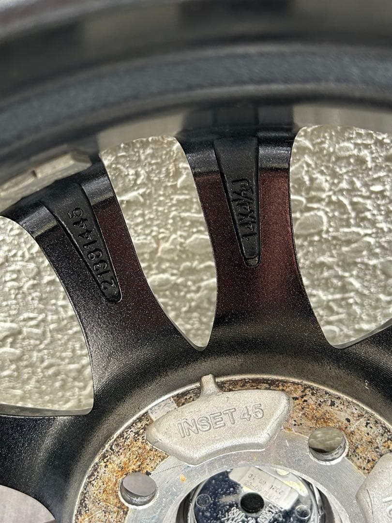 ☆中古☆溝無☆4.5J×14 ET:45 PCD100 4穴 2本①