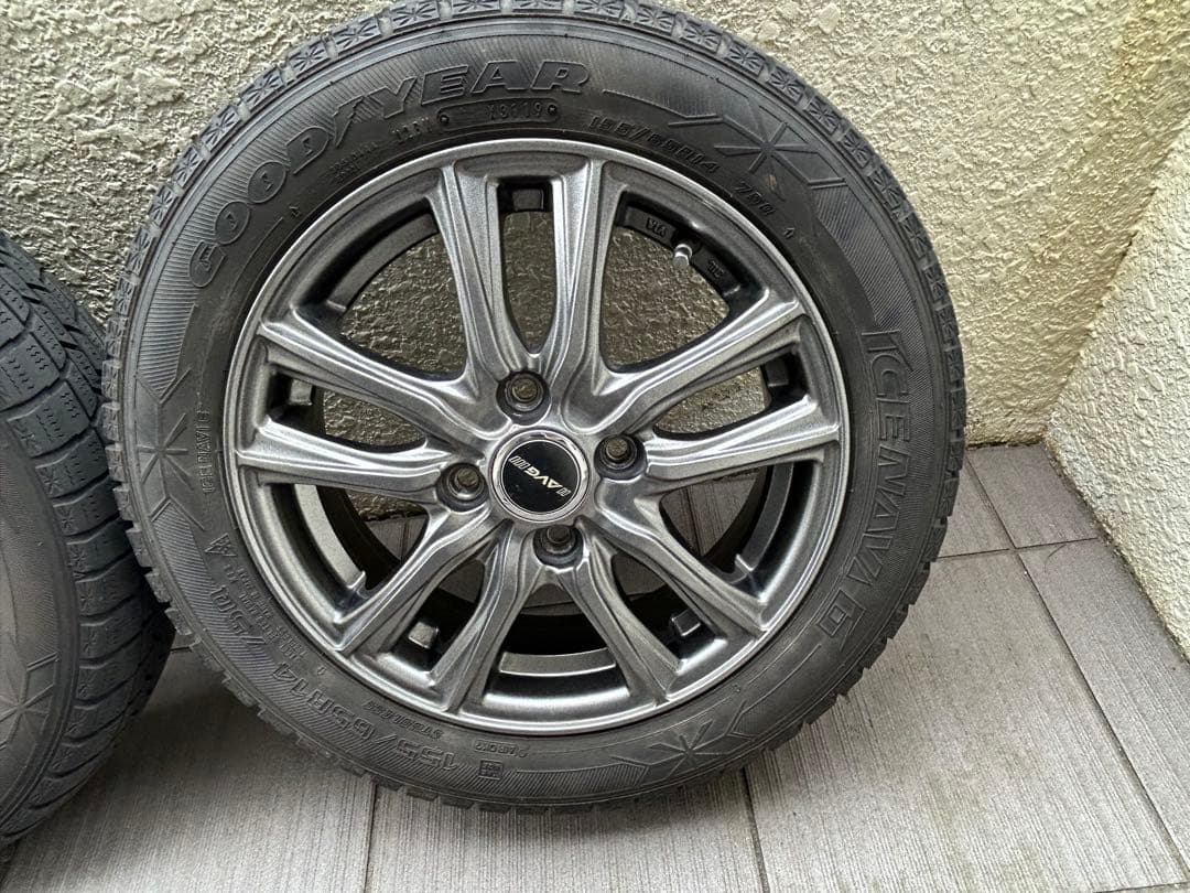 ☆中古☆溝無☆4.5J×14 ET:45 PCD100 4穴 2本①