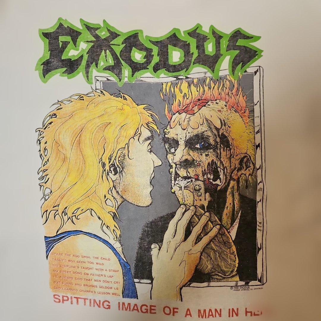 EXODUS Tシャツ 中古 89年 THRASH L 超激レア