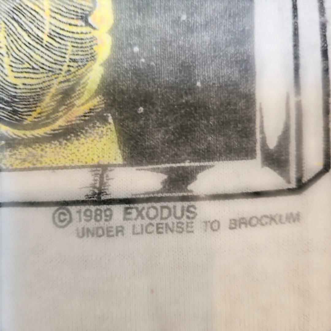 EXODUS Tシャツ 中古 89年 THRASH L 超激レア
