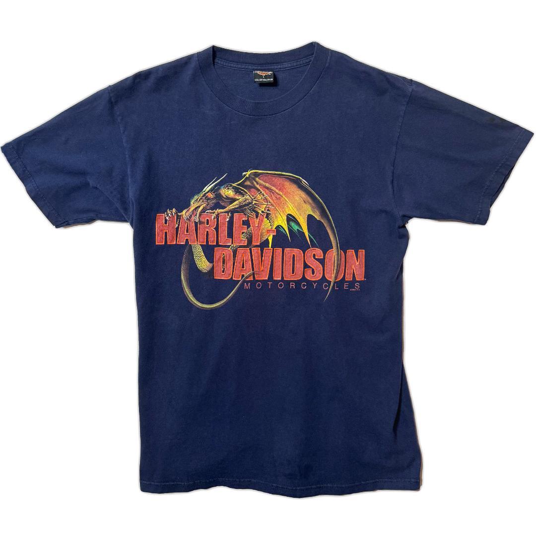 Harley Davidson ハーレーダビッドソン ドラゴンＴシャツ デカプリ