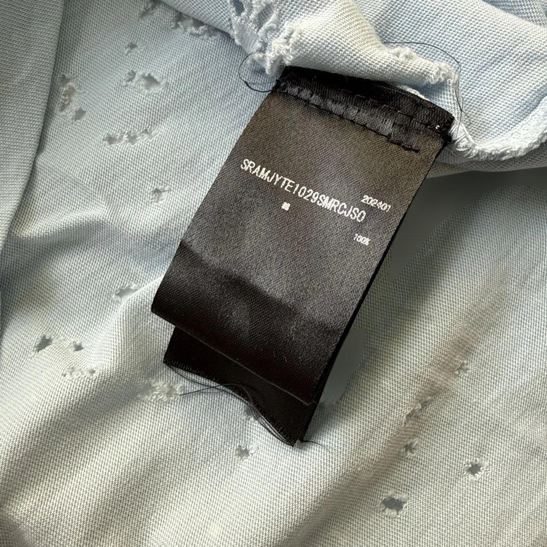 AMIRI Blue Shotgun T-Shirt Sサイズ 最終値下げ