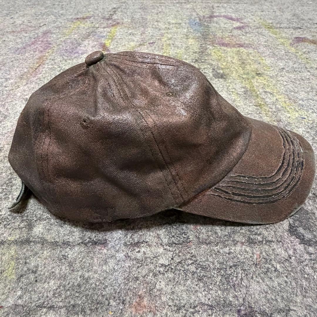 コーティングキャップ　oilskin cap