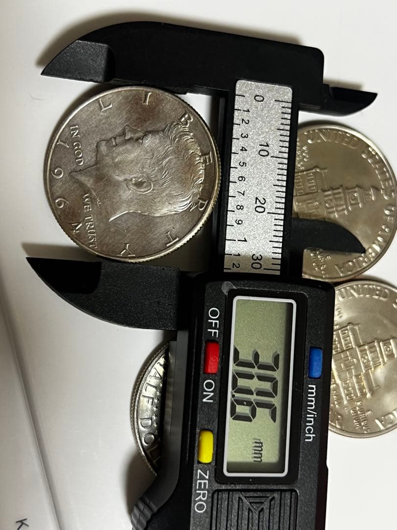 銀貨1964年1976年ケネディハーフダラー4枚セット