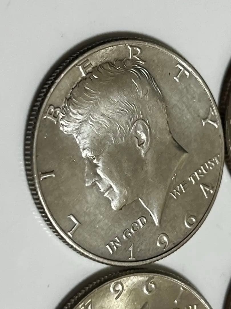 銀貨1964年1976年ケネディハーフダラー4枚セット